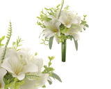 Puget um.květin - lilie bílá - dekorace