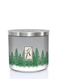 Kringle Candle - vonná svíčka tříknot, Winter Evergreen, 411 g