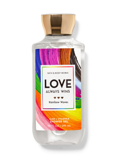 Bath and Bodyworks - sprchový gel Love Always Wins - Rainbow Waves, 295 ml