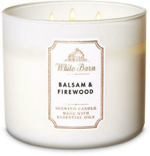 Bath and Bodyworks - vonná svíčka Balsam and Firewood 411 g