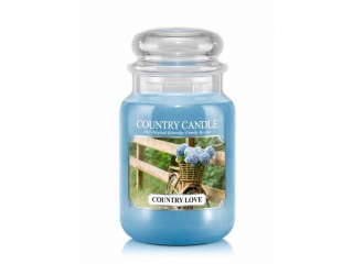 Country Candle - vonná svíčka Country Love 652 g