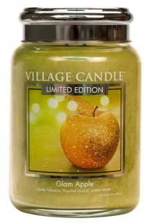 Village Candle - vonná svíčka Glam Apple, 602g 
