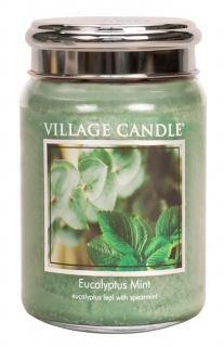 Village Candle - vonná svíčka Eucalyptus Mint, 602g 