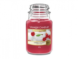 Yankee Candle - vonná svíčka Cherries on Snow, 623 g