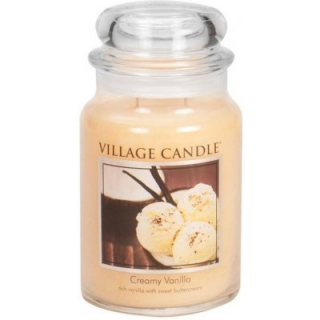 Village Candle - vonná svíčka Creamy Vanilla, 602g 