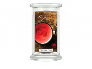 Kringle Candle - vonná svíčka velká Cherry Chai, 624 g