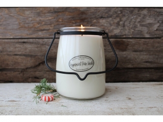 MILKHOUSE CANDLE - vonná svíčka Peppermint Pine Needle BUTTER JAR (624 G)