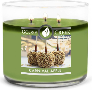 GOOSE CREEK CANDLE - vonná svíčka 3KNOT Carnival Apple, 411g