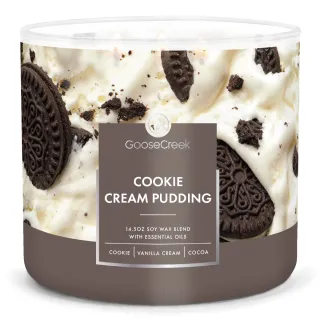 GOOSE CREEK CANDLE - vonná svíčka 3KNOT Cookie Cream Pudding, 411g