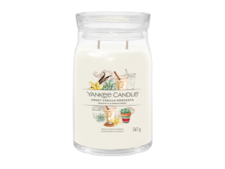 Yankee Candle - vonná svíčka Sweet Vanilla Horchata, 567 g