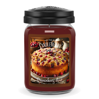 Candleberry - vonná svíčka Brusinkový dort, 624 g