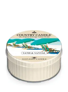 Country Candle – Daylight vonná svíčka Sand & Santal, 42 g