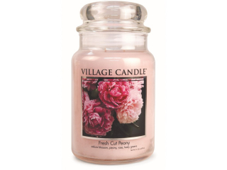Village Candle - vonná svíčka Fresh Cut Peony, 602g 