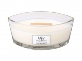 WoodWick - vonná svíčka White Tea &Jasmine loď, 453 g