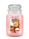 Country Candle - vonná svíčka Sweet Peach, 652 g