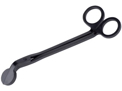 Nůžky na knot nerezová ocel, černá