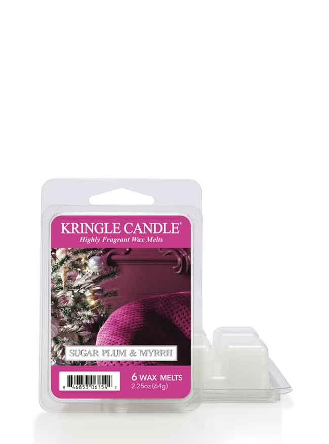 Kringle Candle – vonný vosk Sugarplum & Myrrh, 64 g