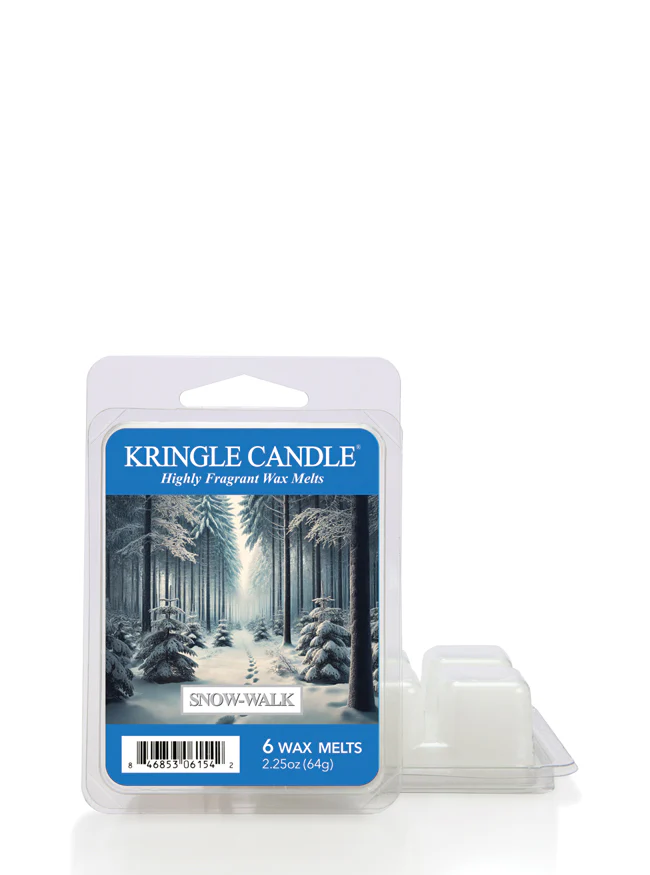 Kringle Candle – vonný vosk Snow - Walk, 64 g