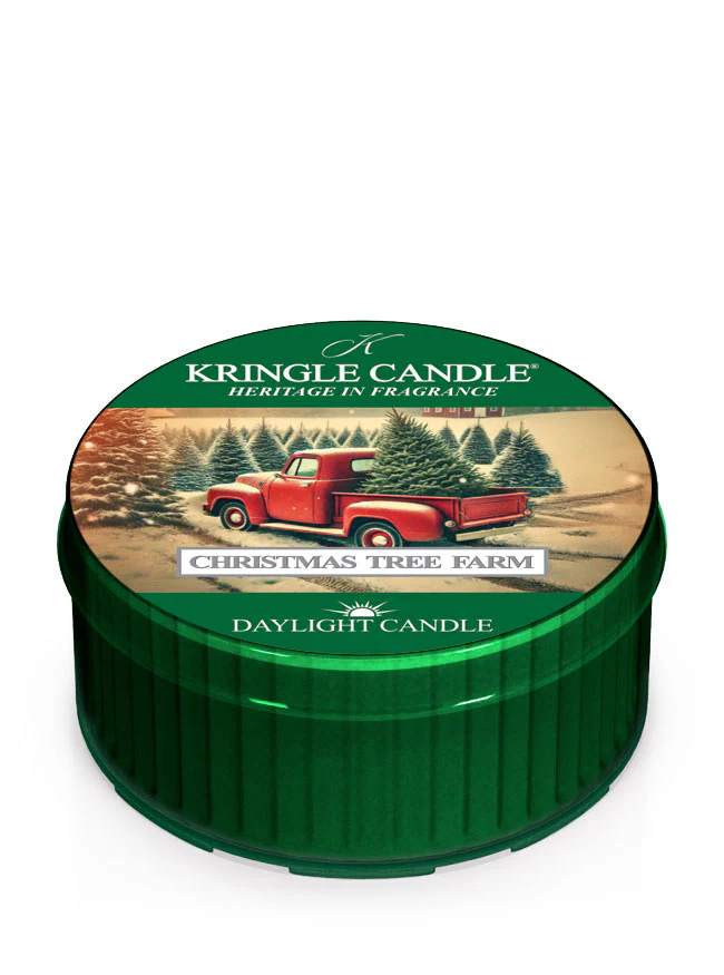 Kringle Candle – Daylight vonná svíčka Christmas Tree Farm, 42 g