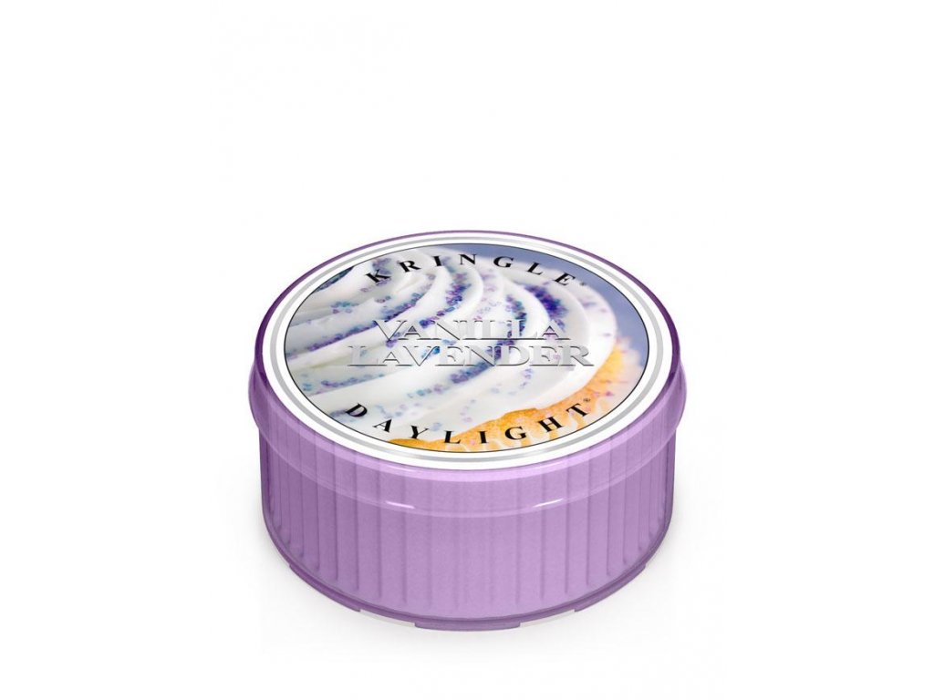 Kringle Candle – Daylight vonná svíčka Vanilla Lavender, 42 g
