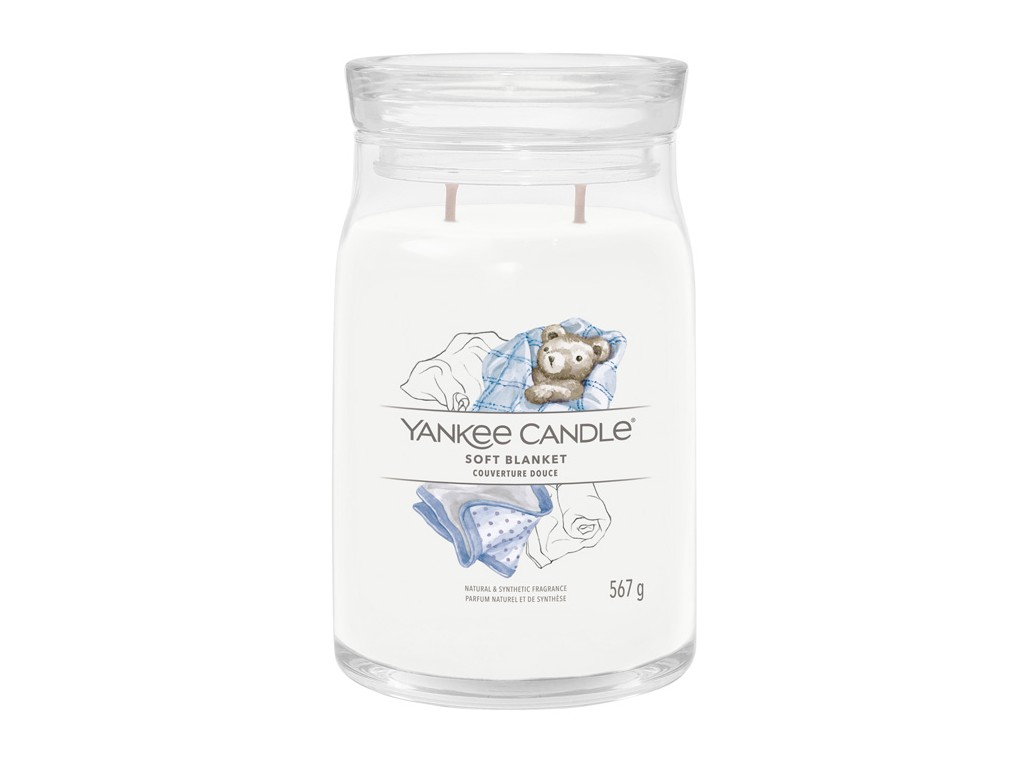 Yankee Candle - vonná svíčka Soft Blanket, 567 g
