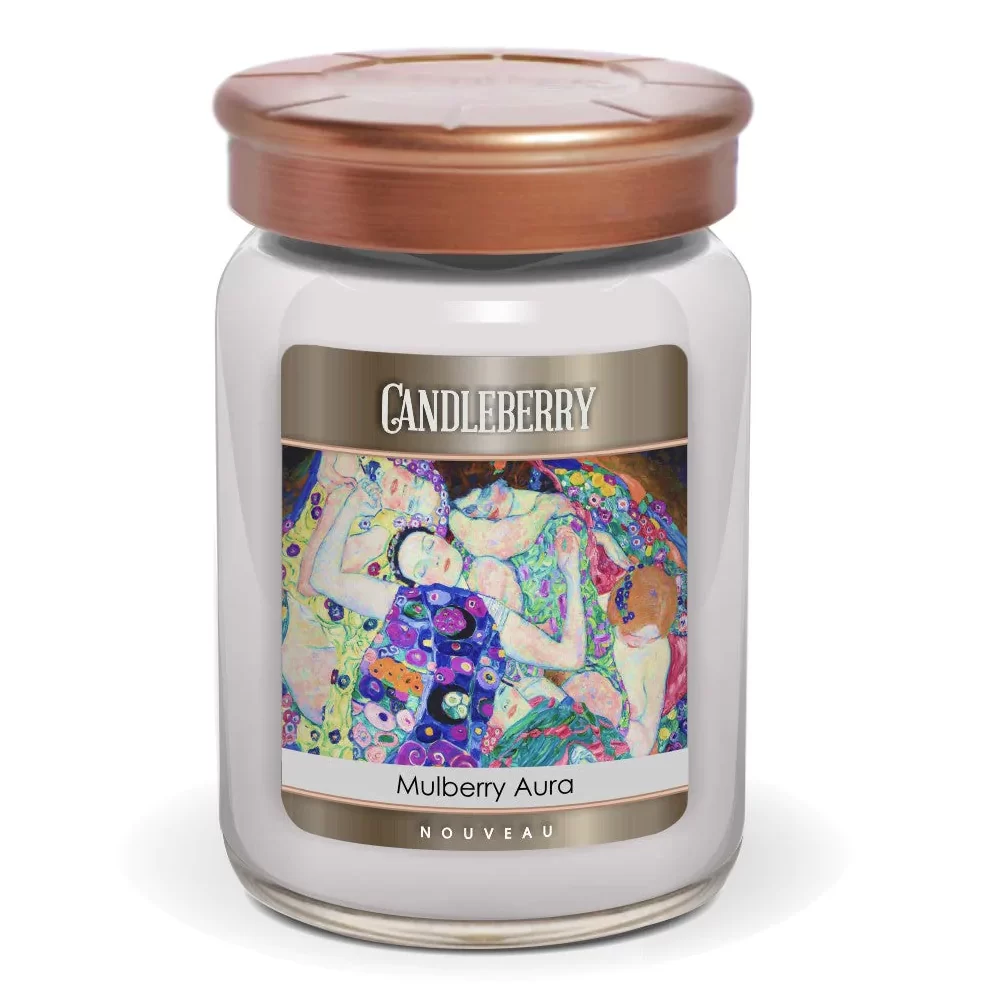 Candleberry - vonná svíčka Nouveau – Mulberry Aura™, 624 g