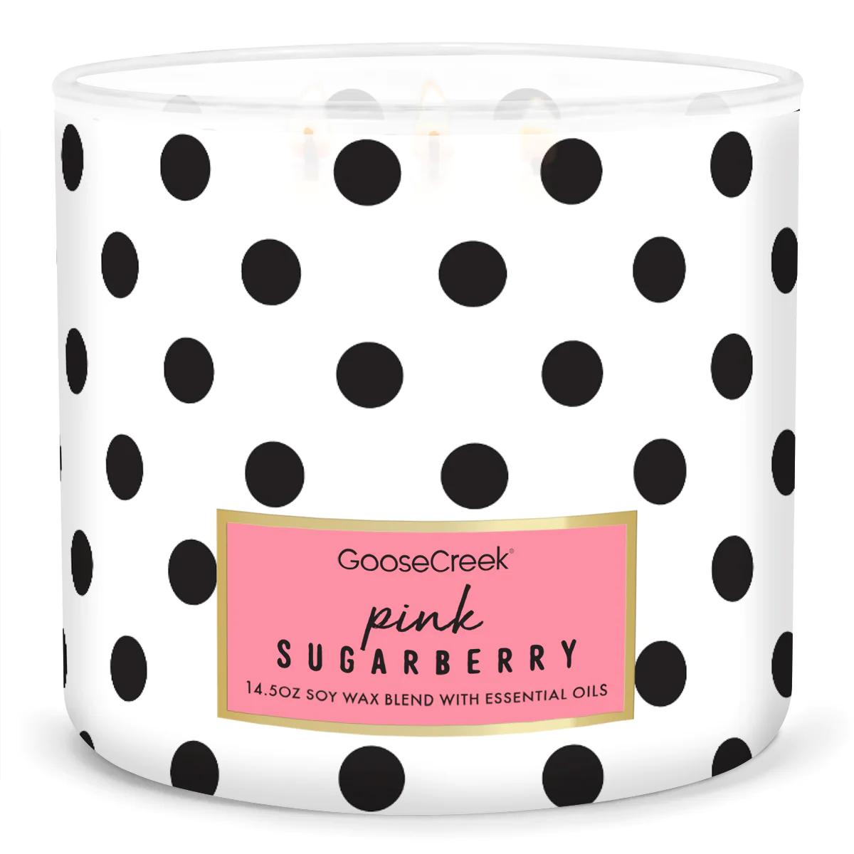 GOOSE CREEK CANDLE - vonná svíčka 3KNOT Pink Sugarberry, 411g