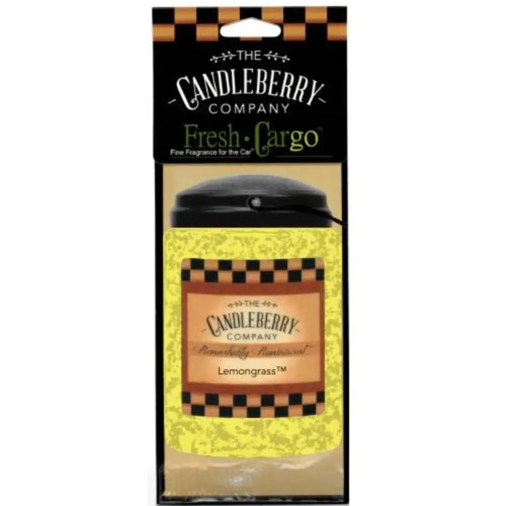 Candleberry - vonná visačka do auta, Lemongrass