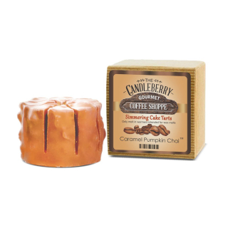 Candleberry - vonný vosk Coffee Shoppe - Caramel Pumpkin Chai, 12 g TESTER
