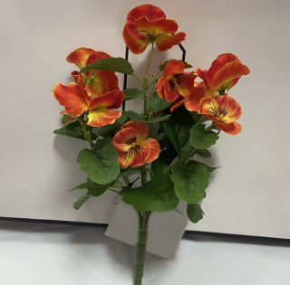 Puget um.květin - maceška oranžová - dekorace