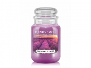 Country Candle - vonná svíčka Country Lavender, 652 g