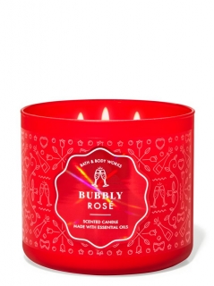 Bath and Bodyworks - vonná svíčka Bubbly Rosé, 411 g
