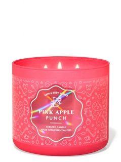Bath and Bodyworks - vonná svíčka Pink Apple Punch, 411 g