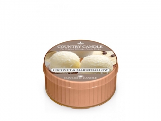 Country Candle – Daylight vonná svíčka Coconut Marshmallow, 42 g