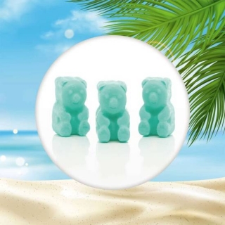 Ted & Friends - vonný vosk - medvídci SKY, SUN & SAND, 50 g