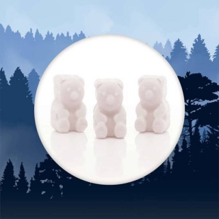 Ted & Friends - vonný vosk - medvídci CALMING WOODS, 50 g