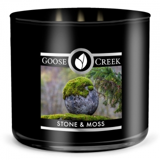 GOOSE CREEK CANDLE - vonná svíčka Stone & Moss, 3KNOT ,410 g 