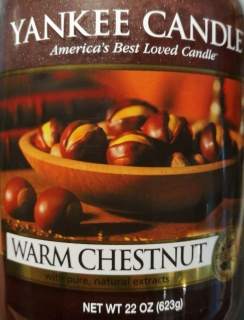 CRUMBLE vosk Yankee Candle Warm Chestnut, USA 2017, 22 g