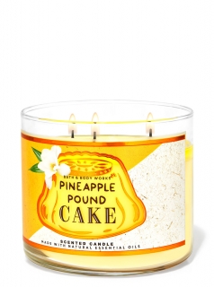 Bath and Bodyworks - vonná svíčka Pineapple Pound Cake, 411 g