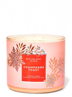 Bath and Bodyworks - vonná svíčka Champagne Toast 411 g