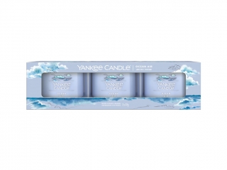 Yankee Candle - sada 3 ks votivní svíčka ve skle Ocean Air