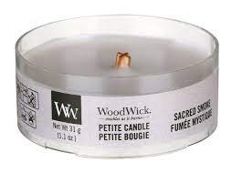 WoodWick - vonná svíčka petite Sacred Smoke, 31 g