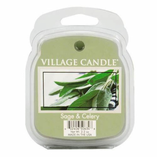 Village Candle - Vonný vosk Sage & Celery, 62 g