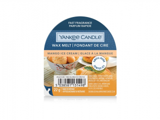 Yankee Candle - vonný vosk Mango Ice Cream, 22 g