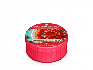 Country Candle – Daylight vonná svíčka Strawberry Mint Tart, 42 g