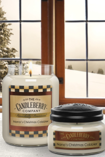 Candleberry - vonná svíčka Nana's Christmas Cobbler, 624 g