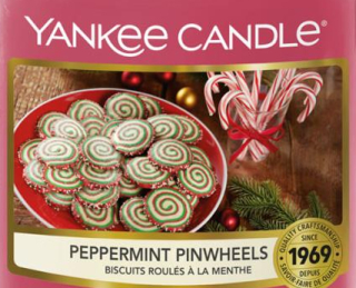 VZOREK VOSKU Yankee Candle Peppermint Pinwheels 2022, 22 g
