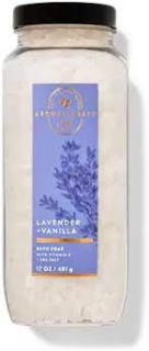 Bath and Bodyworks - sůl do koupele Lavender + Vanilla, 481 g