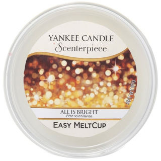 Yankee Candle – Easy MeltCup vonný vosk All Is Bright, 61 g