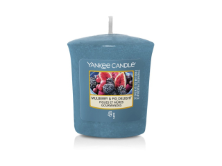 Yankee Candle - votivní svíčka Mulberry & Fig Delight, 49 g